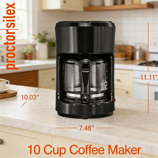 10-Cup Coffee Maker, Smart Plug Compatible with Auto Pause