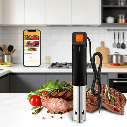 WiFi Sous Vide Cooker, 1000W with APP Preset Recipes