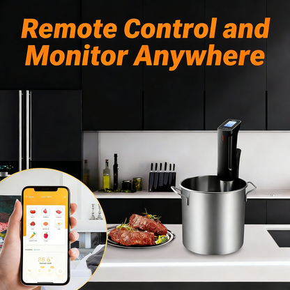WiFi Sous Vide Cooker, 1000W with APP Preset Recipes