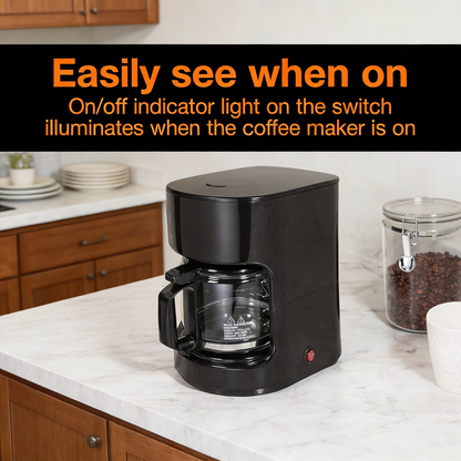 10-Cup Coffee Maker, Smart Plug Compatible with Auto Pause