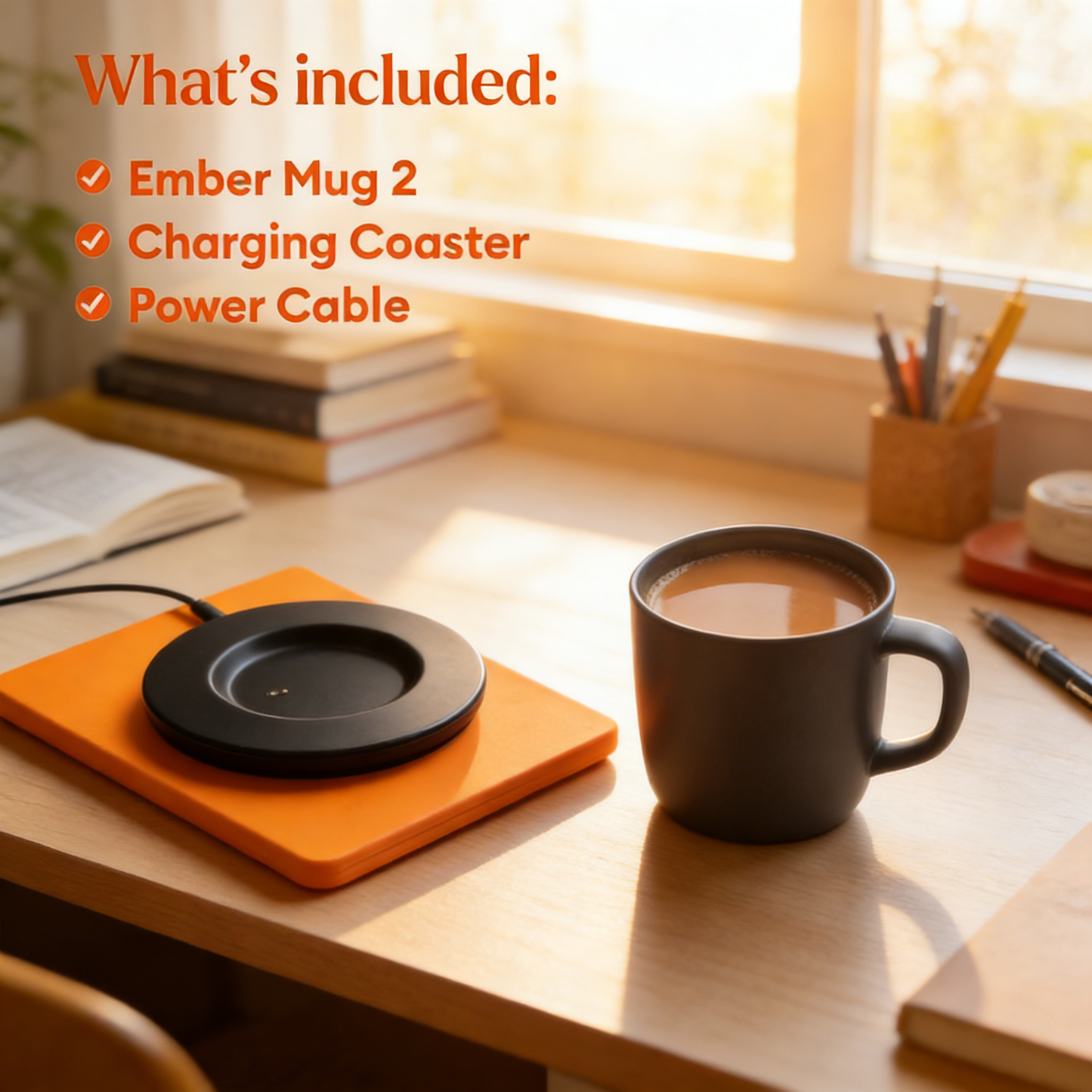 10oz Smart Temperature Control Mug, App-Controlled with 80-Min Battery