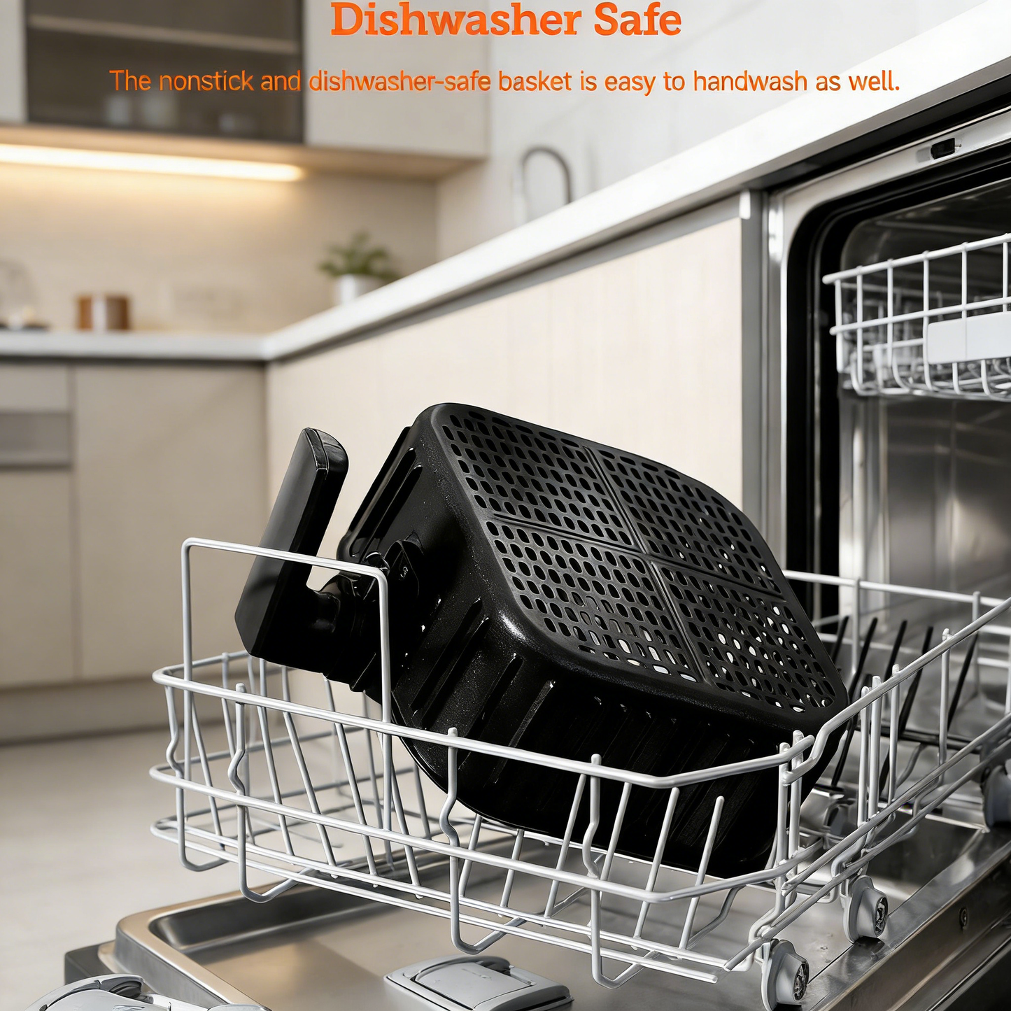 5.8QT 12-in-1 Air Fryer, with Smart Recipes & Detachable Basket