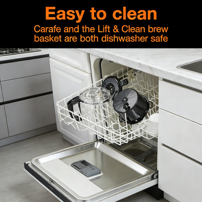 10-Cup Coffee Maker, Smart Plug Compatible with Auto Pause