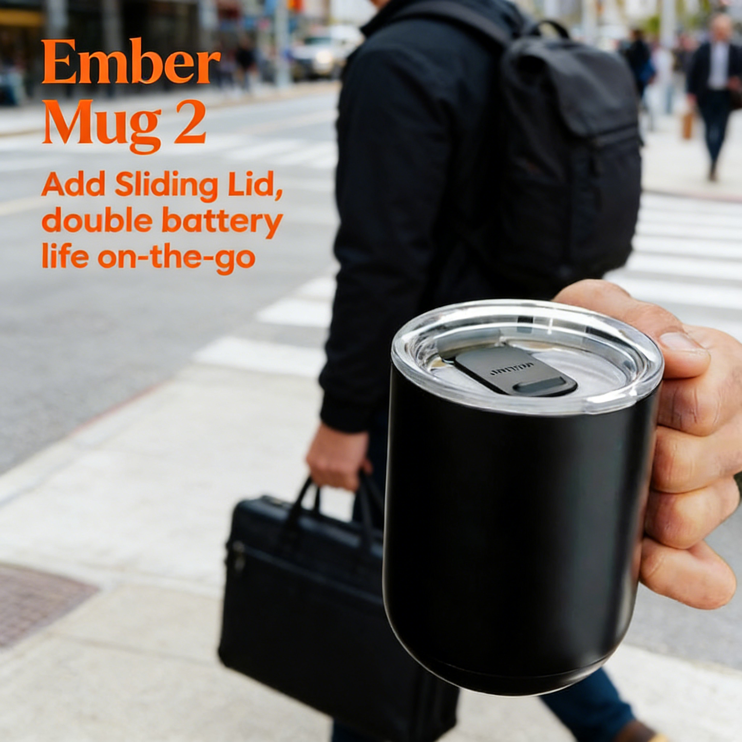 10oz Smart Temperature Control Mug, App-Controlled with 80-Min Battery